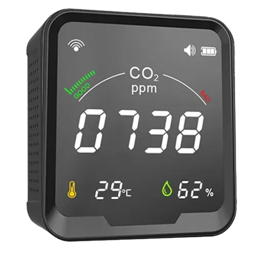 Moes CO2 Air Quality Monitor Temp and Hum