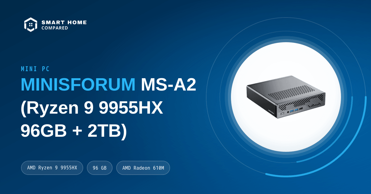 MINISFORUM MS-A2 (Ryzen 9 9955HX 96GB + 2TB) Review & Specs