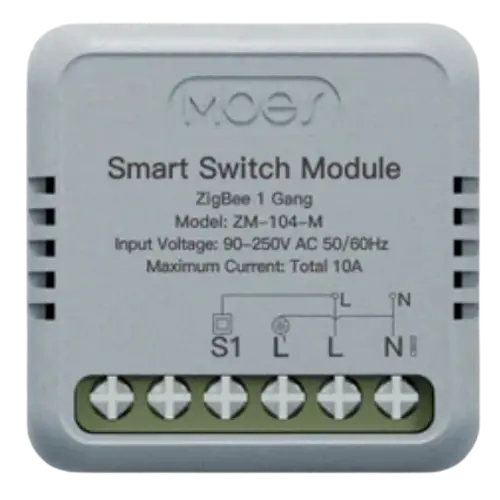 Moes ZigBee Mini Switch Module 1 Gang
