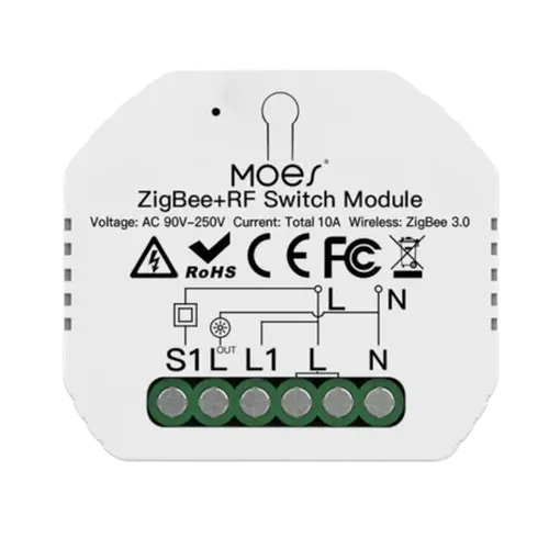 Moes ZigBee 3.0 RF Switch Module 1 Gang