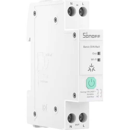 Sonoff Basic DIN Rail Matter Over WiFi Smart Switch