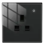 Moes Wifi Smart Wall Socket Glass - UK